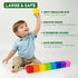1.65 Inch 3D 8 1-3 (16PCS) Pairez Toys Magnetic Blocks, Large Magnetic Building Blocks for Toddlers, Magnet Cubes