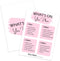 Birthday Party Game - What's On Your Phone, Set of 20 Cards for Girl Birthday Activity Supplies and Decorations