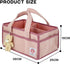 Bebe Bundle Diaper Caddy Organizer for Changing Table Nursery Storage Basket for Wipes, Diapers, Toys Portable Car