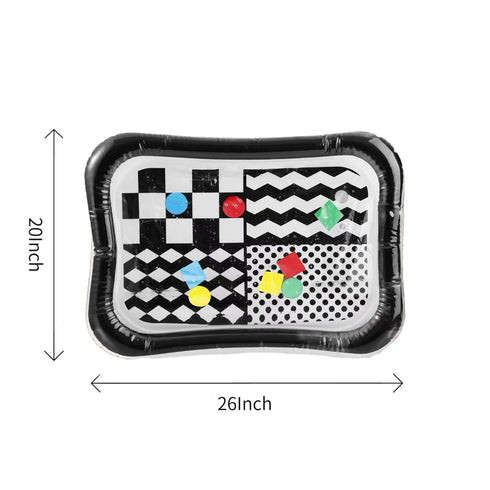2 Pack Tummy 3-24 PandaEar Time Water Mats for Baby, Inflatable Water Play Mats Toys for Infants Newborn Toddlers