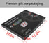 Michigan Rummy Game Deluxe Set - A Royal Game of Hearts Rummy Poker Wooden Tripoley Board Game for 100 Chips