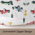 Wicbfdfv Cute Race Trophy Flag Traffic Light Nursing Pillow Cover Stretchy and Soft for Baby Girls Boys Transportation