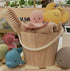 Tikiri Set Organic Cotton Crab Lovey Bundle - Baby Teether and Bath Toy