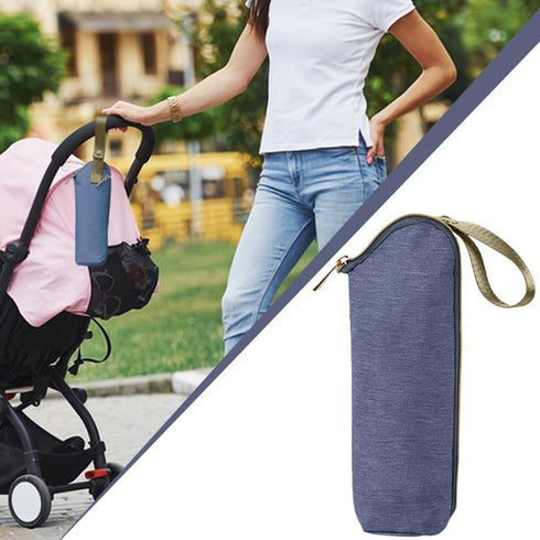 Generic Milk Bottle Thermal Bag - Baby Bottle Warm Cover | Insulated Breastmilk Cooler Bag | Portable Thicken Travel