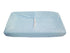 American Baby Company Heavenly Soft Minky Dot Fitted Contoured Changing Pad Cover, Blue Puff