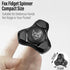 FREELOVE Metal Fidget Spinner for Adults, Stainless Steel Heavy Spinning Toys, Small Mini Fox Hand Gyro, Bearing