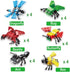 WODMAZ 24 Packs Insect Building Blocks for Kids, Mini Animals Toys for Classroom Exchange Prizes