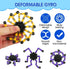 16 Pack Fidget Spinners Deformable Stress Relief Sensory Toy Robot Spinner DIY Mechanical Spiral Twister Creative Chain