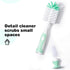 Gindasilva Cup,2 Pack Brushes,1 Pack Nipple,1 Baby Bottle Brush with One Base Hidden Nylon Nipple Cleaner, Stand