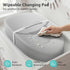 YENING Waterproof Leather Changing Pad - Washable Baby Diaper Mat - Grey