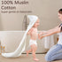 Yoofoss Hooded Baby Towels for Newborn, 100% Muslin Cotton Bath Towel with Hood, Large 32x32 Inch, Soft