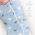 0-2 Pack 2) Baby Swaddle Months, Cotton Arm-In Zipper Sleep Sack, Wearable Blankets Wrap for Newborn Infant Girls