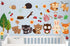 DEKOSH Kids Wild Safari Animal Wall Stickers for Nursery Decoration, Jungle Theme Peel & Stick Decals