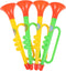 4pcs Large Air Horn Pump - Twisting Toy Horn for Safety Parties, Sports Events, Loud Noise Maker for Celebrations