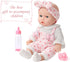 12" Playset Girls,12 Inch Set 3+ Girl Baby Doll With Accessories And Clothes In Gift Box For Little Small Realistic