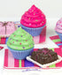 Sophia's Doll-Sized Dessert Set with 8 Pretend Treats, Sprinkled Cupcakes & Petit Fours Plus Napkins for 18" Dolls