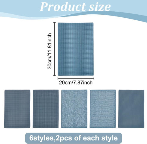 12 Sheets 30*20CM Grey Miniature Roof Mini Roof Shingles 6 Styles Model Tiles for DIY Building Model Roof Tiles for Miniature House Landscape Accessories for Table Scene Scenery