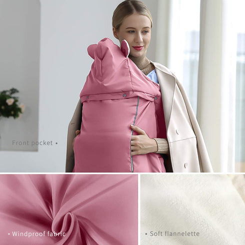 SONARIN Universal All Seasons Weather Cover for Baby Carrier,Cloak for Winter
