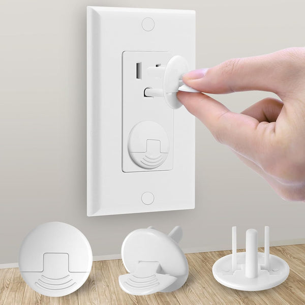 Outlet Covers Baby Proofing White - PRObebi 38 Pack Plug Covers for Electrical Outlets, Child Proof Socket Covers