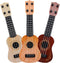 Zerodeko 3 PCS Classical Ukulele Instrument - Kids Toy Toddler Guitar with 4 Nylon Strings, Educational Musical Toy for