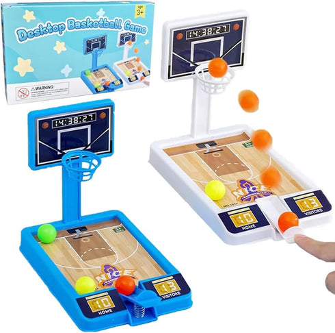 2 PACK Basketball Game Toys, Tabletop Shooting Game for Kids and Adults, Office Desk Games