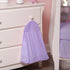 Light Purple Hanging Baby Diaper Caddy Organizer for Changing Station; Baby Nursery Dcor for Girls; Diaper Stacker