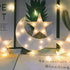 QiaoFei Cute LED Moon-Star Night Light, Decorative Marquee Sign for Kids Room, Birthday Party, Baby Shower, Living Room