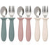 VITEVER 6 Pieces Toddler Utensils Set, Kids Silverware with Silicone Handle, Dishwasher Safe