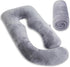 MOON PINE Pregnancy Pillow Cover, U Shaped Body PillowCover Only, Breathable Velour