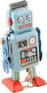 Wind Up Vintage Robot Retro Classic Clockwork Spring for Collection, Xmas, Gift,