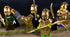 Elf Metallic Gold and Rose Gold Lances, Bows, Sword, Helm and Armour for Major Brand Building Block Minifigures (72 PCS)