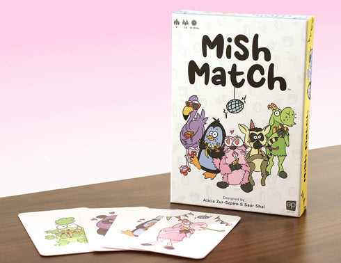 USAOPOLY Mish Match - Fast Paced Party Card Game for 2-8 Players, Ages 8+