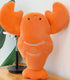 25.6 Inch XXL Fuzzy Large Lobster Stuffed Animal, Adventure Toy for Kids and Women's Gifts