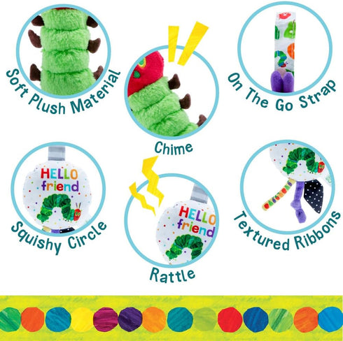KIDS PREFERRED Eric Carle The Very Hungry Caterpillar Chime and Bell Set for Babies