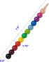 24 Set, 24PK 24) Huji Stacking Colors Round Crayons Favorite for Little Ones Party Favors, Safe, Non Toxic