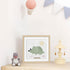 4 Pack 10x10 Inch Set ArtbyHannah Framed Nursery Wall Decor, Framed Baby Wall Art, Woodland Animals Prints for Kids