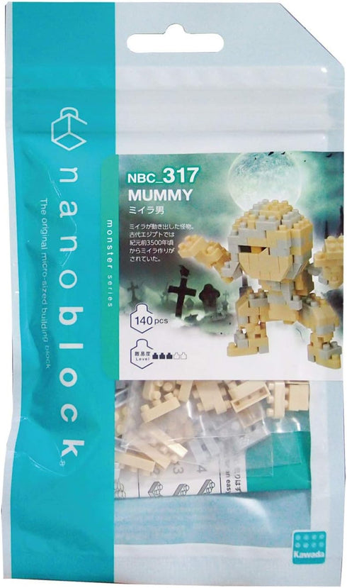 nanoblock - Monsters - Mummy, Collection Series Building Kit