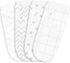 BaeBae Goods Swaddle Blanket, Adjustable Infant Baby Swaddling Wrap Set of 4, Soft Cotton