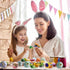 12 PCS Pre Filled Easter Eggs Insect Building Blocks 12 in 1 Mini Building Blocks Toys for Kids Party Favors, Basket Stuffers, Basket Filler, Gifts, Egg Prizes