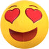 Coconut Float Emoji Beach Balls - 18 Inch Inflatable Balls for Summer Parties & Swim Events