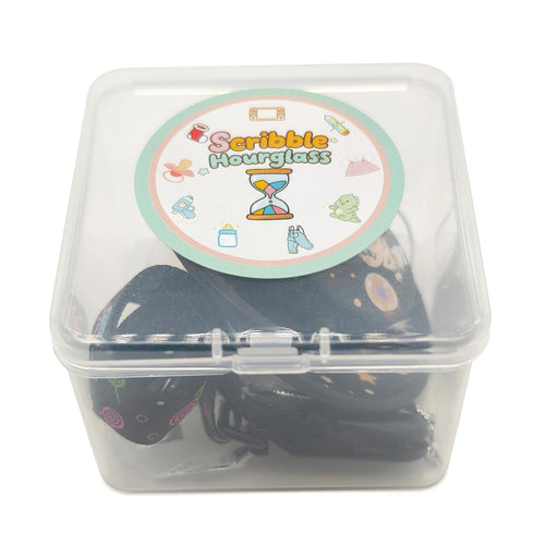 Jumbo Comfort Pacifier Stress Relief & Sleep Aid with Magical Husky Puppy Design, Clip & Reusable Case Soothing