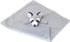 Baby Gray Raccoon Soft Stuffed Animal Security Blanket, Plush Lovey Blanket, Baby Shower Gift, 14"