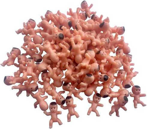 Mini Plastic Babies Party Decorations, 40 PCS Baby Party Supplies for Shower Ice Cube Game Decor