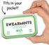 Swearmints | The Portable Party Game That Fits in Your Pocket | Unique Gift Idea for 3-5 Players, Ages 14+