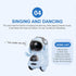 GoolRC Mini Pocket Robot, with Interactive Dialogue Conversation, Voice Recognition, Singing and Dancing, Electric