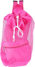 Tote Sand Away Drawstring for Kids - Beach Toy Bag for Swim and Pool Toys Storage, Mesh Beach Backpack for Outdoor