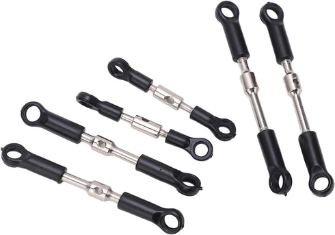 RC Tie Link Rods Set, Steering Linkage Rod for RC Car, Tie Rod Set for WLtoys 144001 144002 Remote Control Cars
