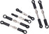 RC Tie Link Rods Set, Steering Linkage Rod for RC Car, Tie Rod Set for WLtoys 144001 144002 Remote Control Cars