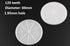 200pcs 0.5 Mold Plastic Motor Gears Small Set, Plastic Crown Gear, Single Double Reduction Gear for Electric Motor