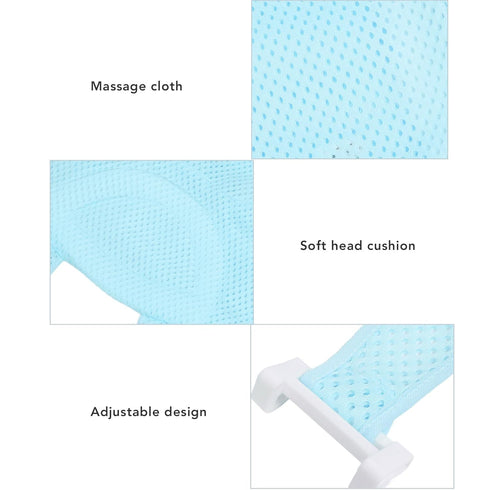 Universal Baby Bath Seat Support Slip Proof Detachable Net Bathtub Sling Shower Mesh for Newborns and Infants - Sturdy